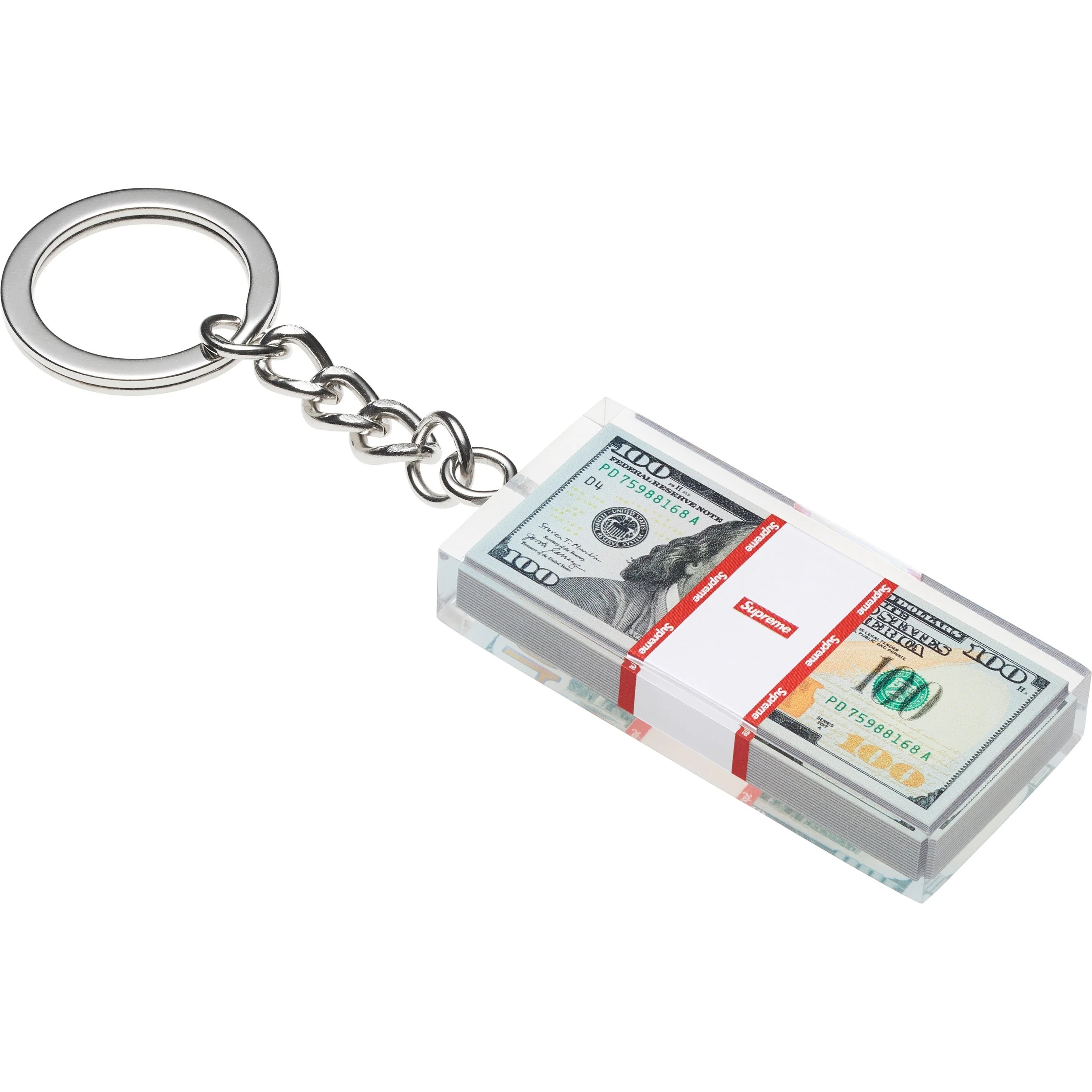 Cash Paperweight Keychain view 2